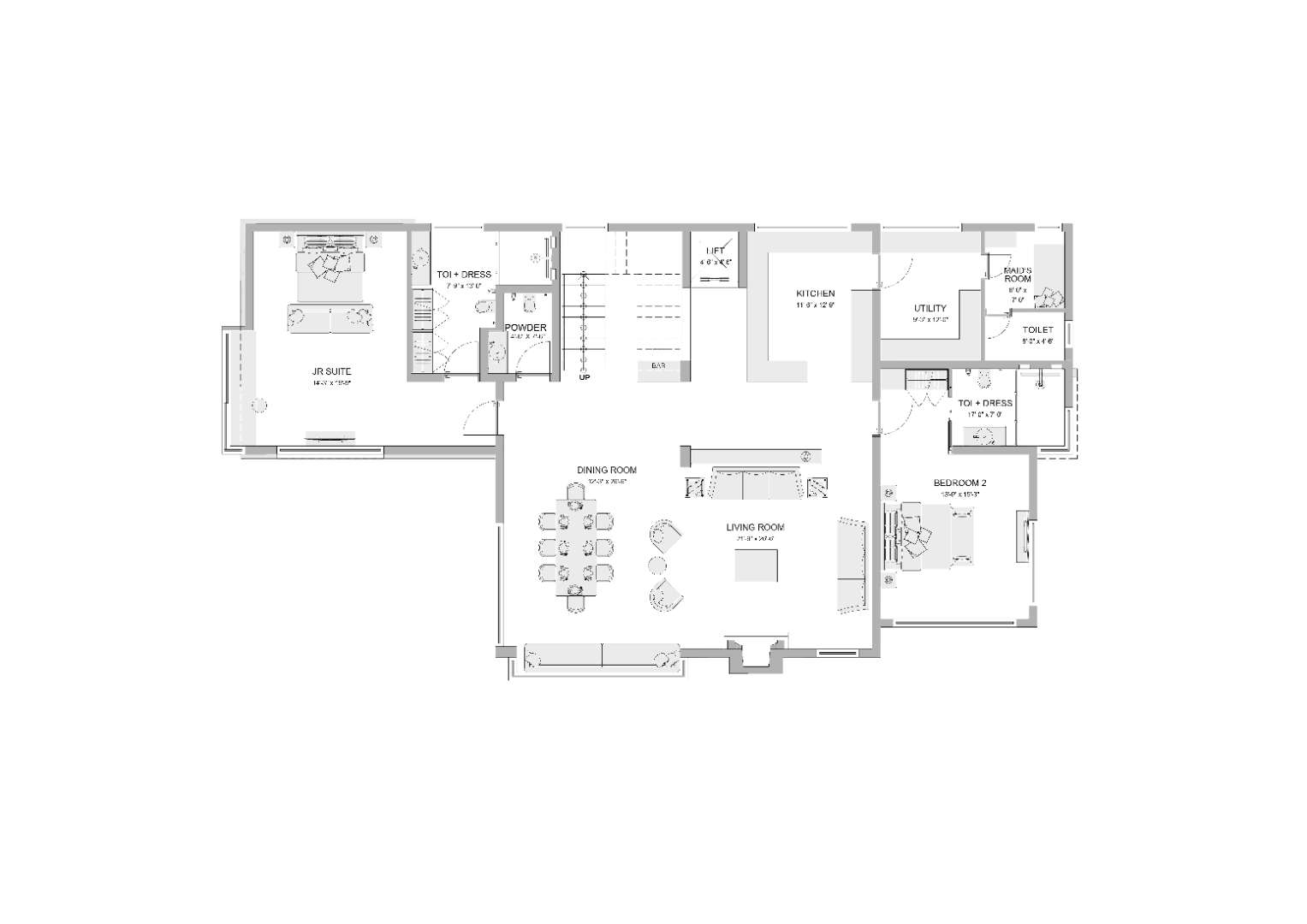 Layout_B Villa_6. B-LOWER